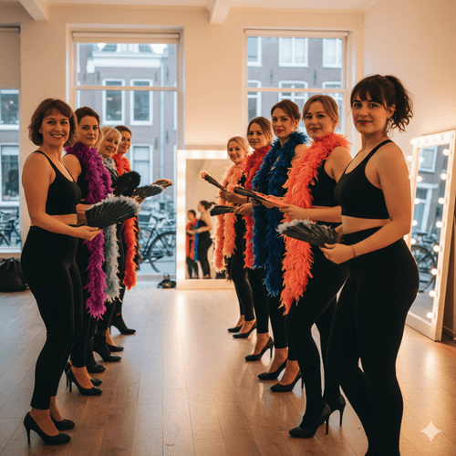 Het leukste vrouwlijke uitje of vrijgezellenfeest. Workshop Burlesque laat je innerlijke diva schitteren.
