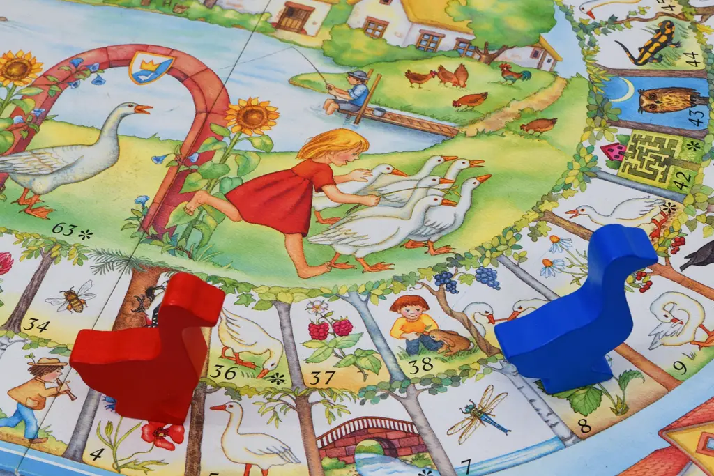 Levend Ganzenbord Arrangement