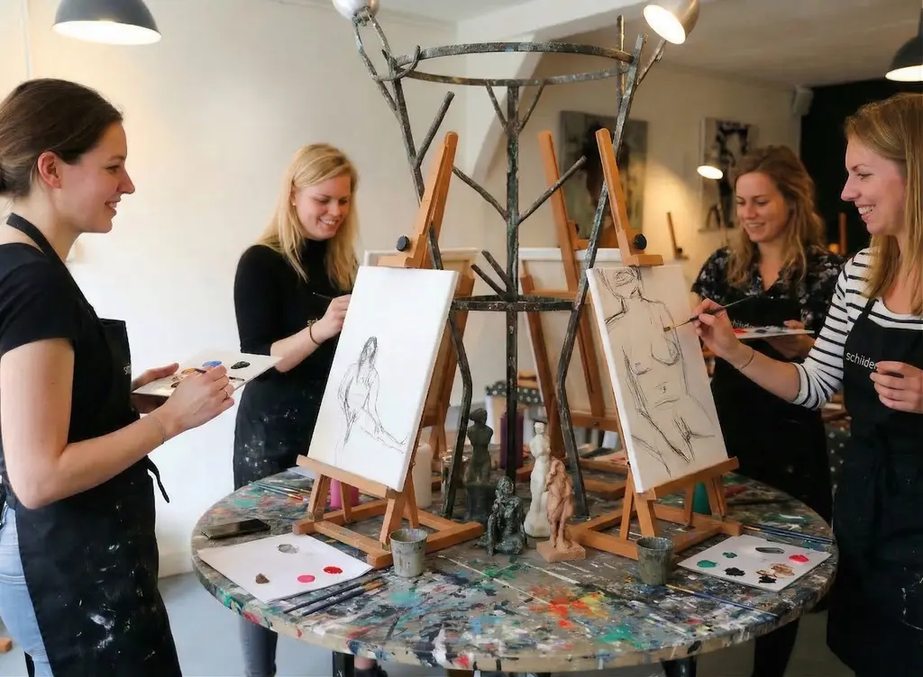 Workshop Naaktmodel Schilderen