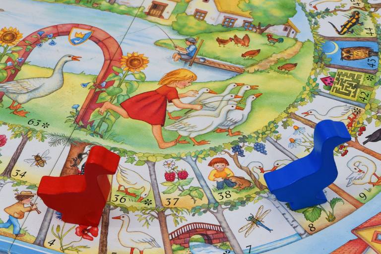 WhatsApptocht Levend Ganzenbord